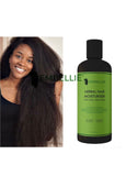 Herbal hair moisturiser with finely milled herbs