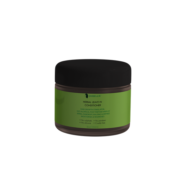 Herbal leave in conditioner with hemp oil
